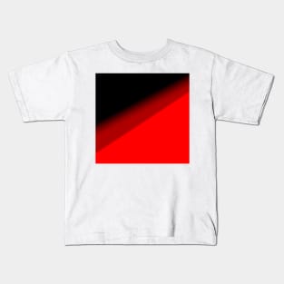 red black abstract texture design Kids T-Shirt